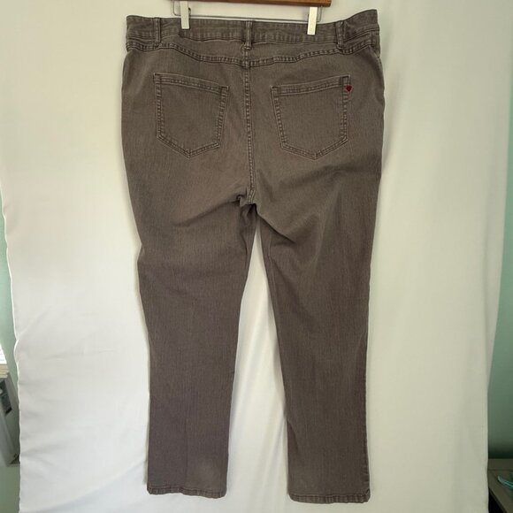 Denim 24/7 Gray Denim Stretchy Jeans Size 22T - Picture 4 of 10